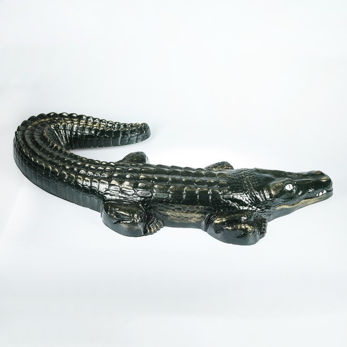 Садовая фигура "Крокодил" большая 24*130*68 см, полистоун