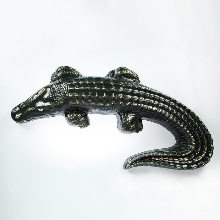 Садовая фигура "Крокодил" большая 24*130*68 см, полистоун