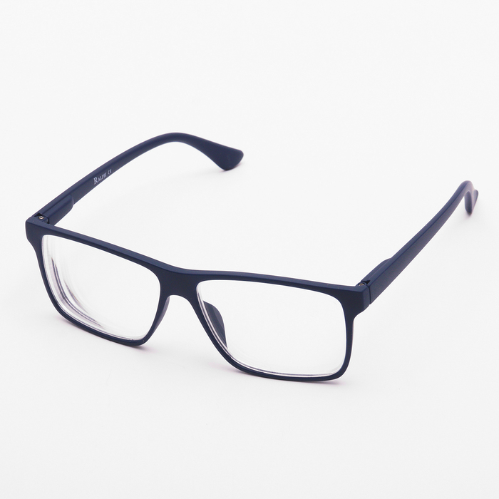 Очки "Прямоугольные", мужские, матовый пластик, цвет МИКС, -2, отгиб. дужка