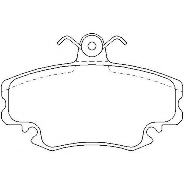 Колодки тормозные дисковые BREMBO P68038