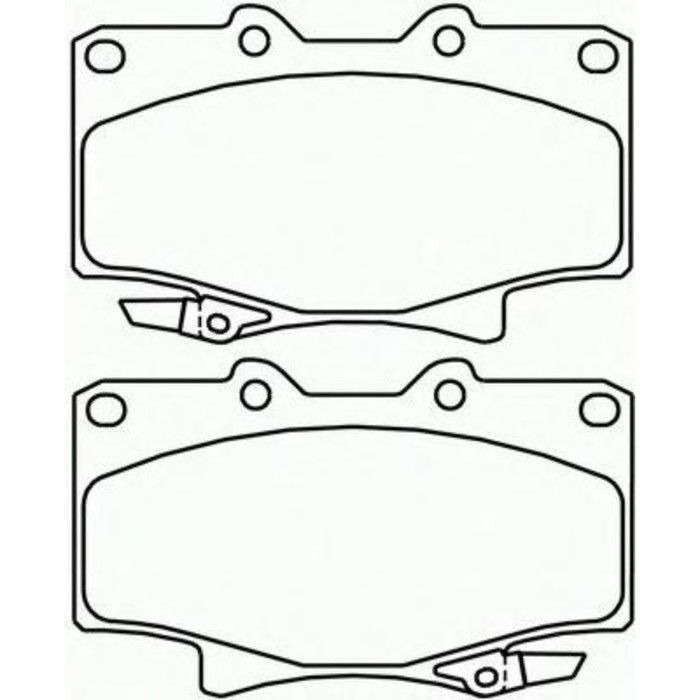 Колодки тормозные дисковые BREMBO P83025