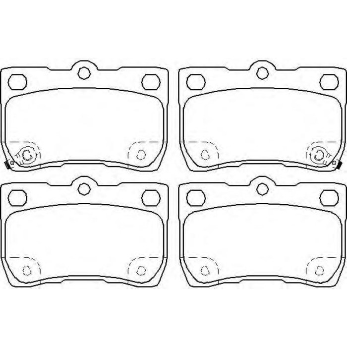 Колодки тормозные дисковые BREMBO P83073