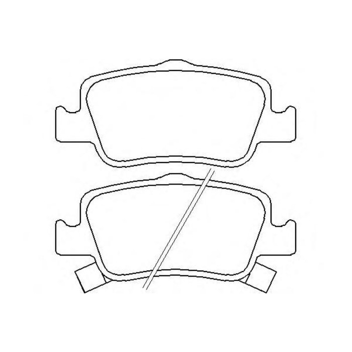 Колодки тормозные дисковые BREMBO P83080