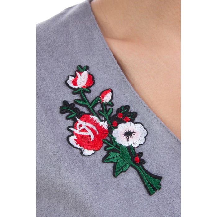 Блуза женская, размер 54, цвет серый