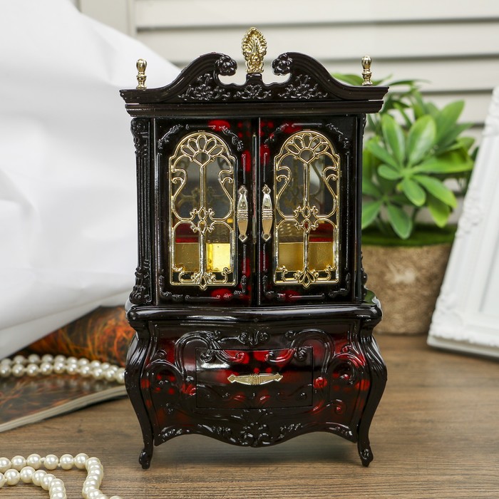 Шкатулка музыкальная "Старинный буфет"