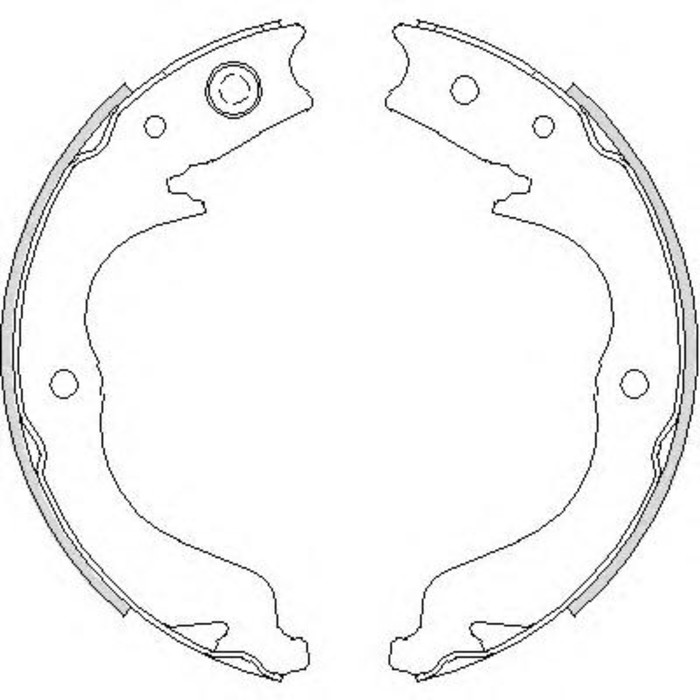 Колодки барабанные REMSA 474800