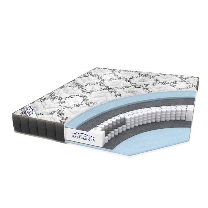 Матрас "Бари Black and White", размер 160х190 см, высота 19 см, трикотаж