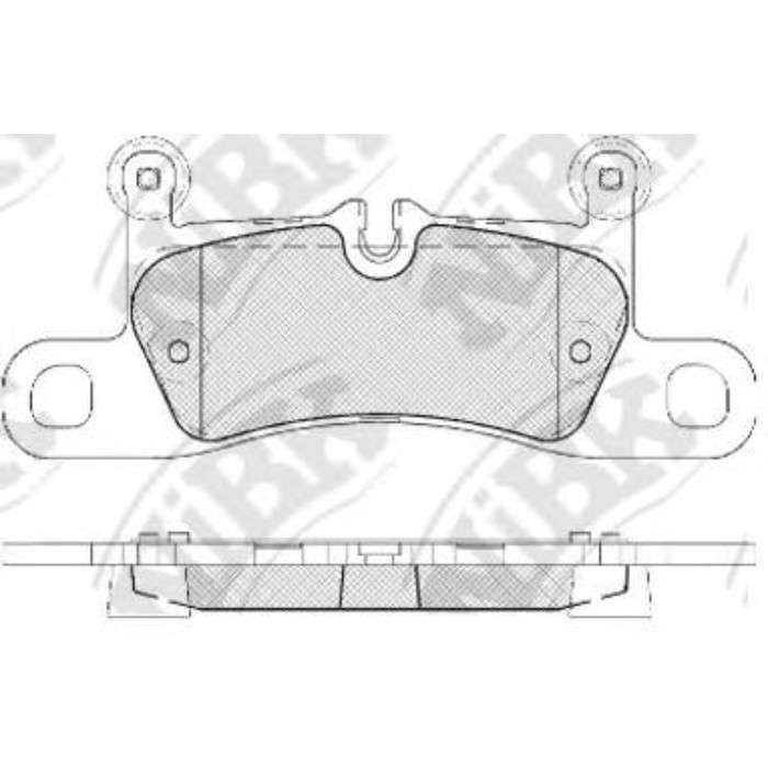 Колодки тормозные дисковые NIBK PN0565