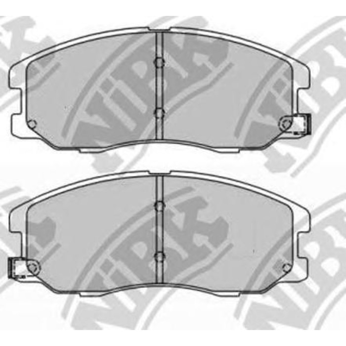 Колодки тормозные дисковые NIBK PN0068