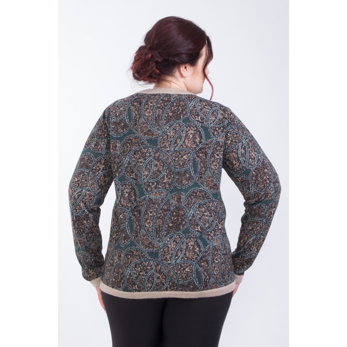 Кардиган женский, размер 56, цвет чёрный М5-3460/21