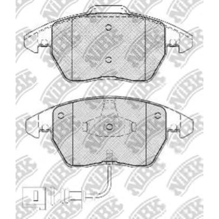 Колодки тормозные дисковые NIBK PN0348W