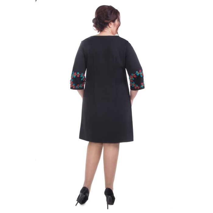 Платье женское, размер 56, цвет чёрный П4-3227/25