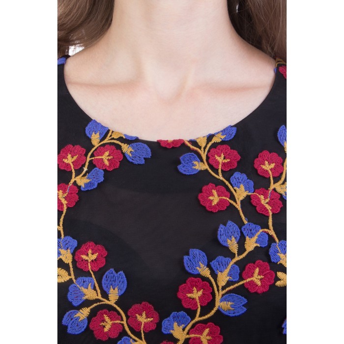 Платье женское, размер 46, цвет красный П4-3371/27