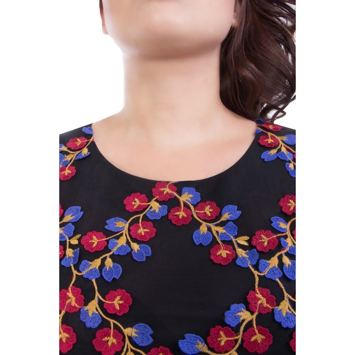 Платье женское, размер 62, цвет красный П4-3371/28