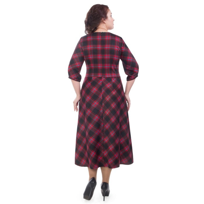 Платье женское, размер 62, цвет красный П4-3371/28