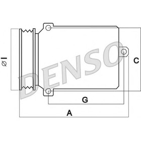 

Компрессор кондиционера Denso DCP32052