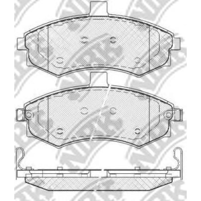 Колодки тормозные дисковые NIBK PN0788