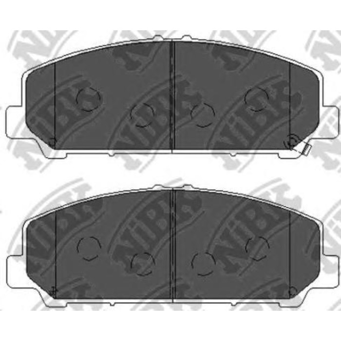 Колодки тормозные дисковые NIBK PN0841