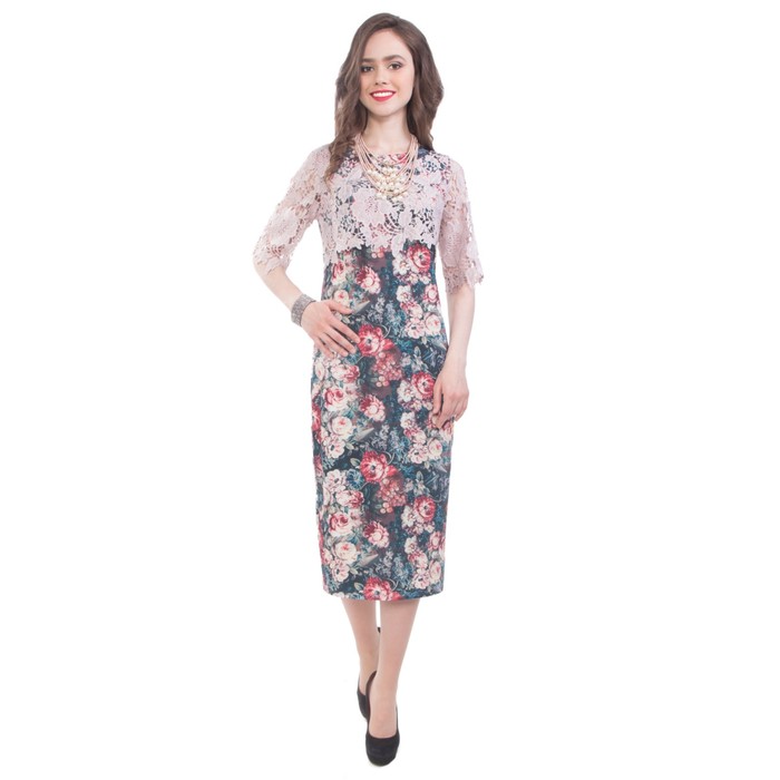 Платье женское, размер 44, цвет розовый П4-3637/8