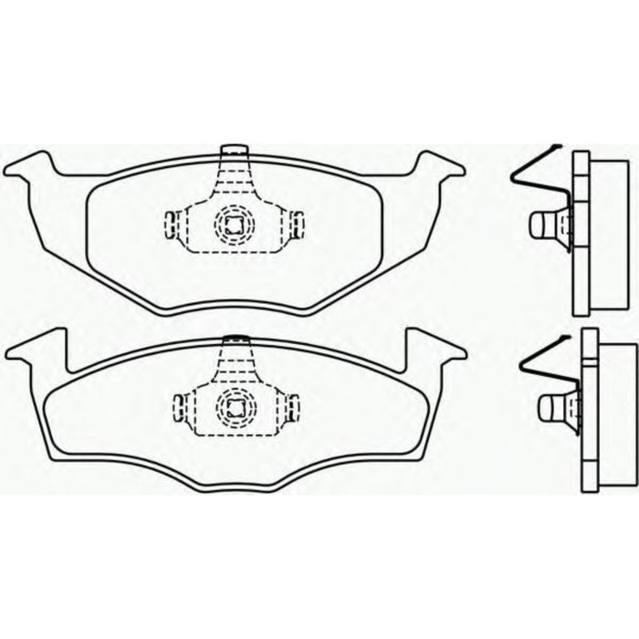 Колодки тормозные дисковые BREMBO P85025