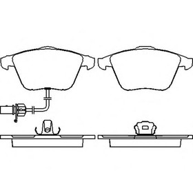 

Колодки тормозные дисковые BREMBO P85084