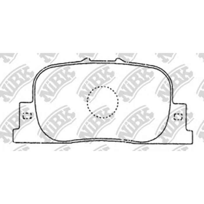 Колодки тормозные дисковые NIBK PN1431
