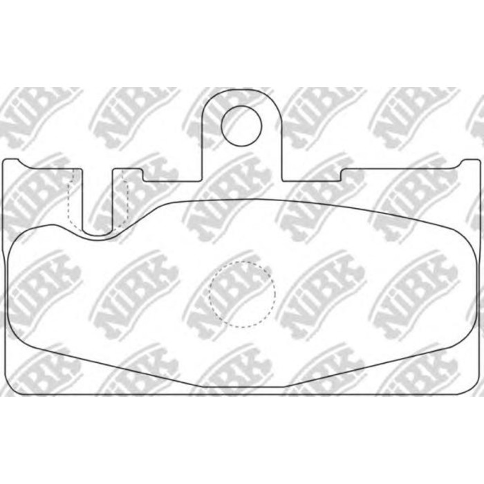 Колодки тормозные дисковые NIBK PN1456