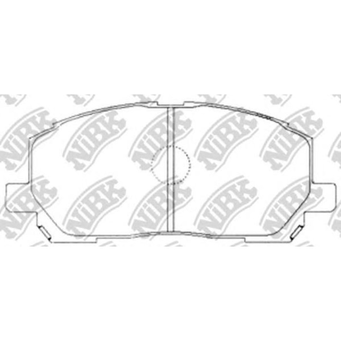Колодки тормозные дисковые NIBK PN1457