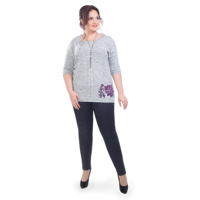 Брюки женские, размер 58, цвет синий Б5-3136/3