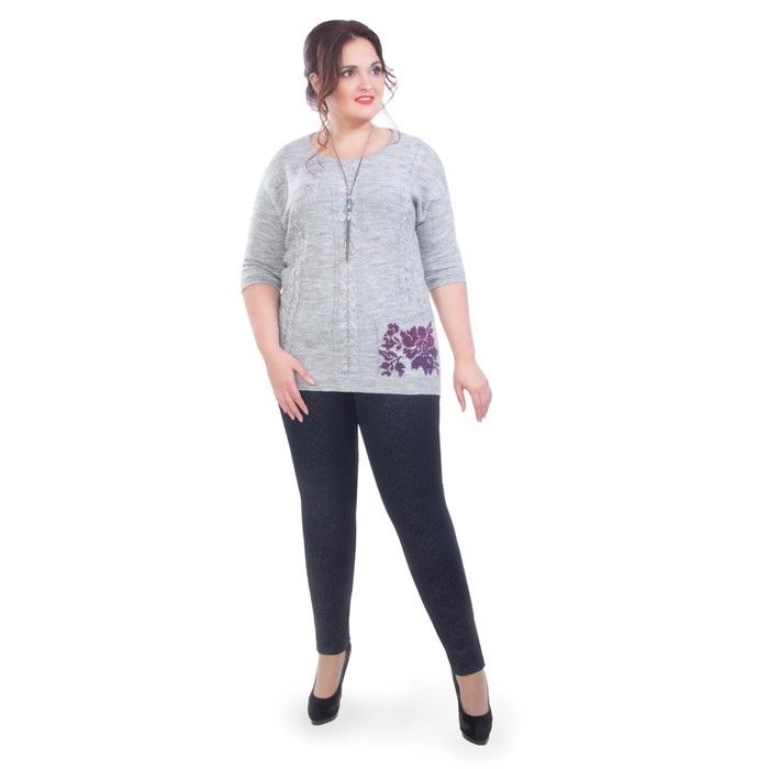 Брюки женские, размер 62, цвет синий Б5-3136/3