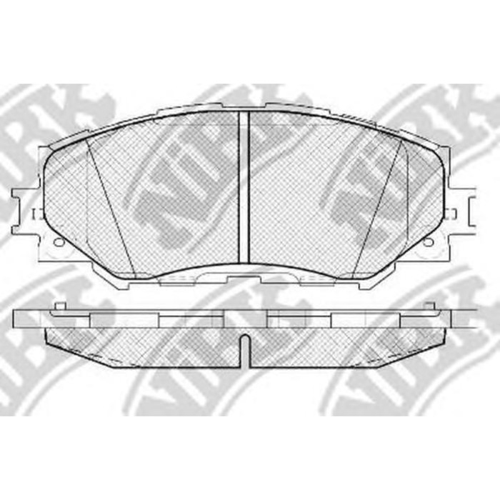 Колодки тормозные дисковые NIBK PN1524