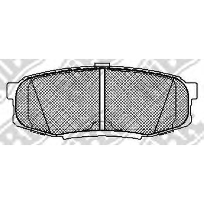 Колодки тормозные дисковые NIBK PN1542
