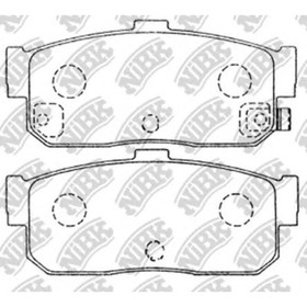 

Колодки тормозные дисковые NIBK PN2224
