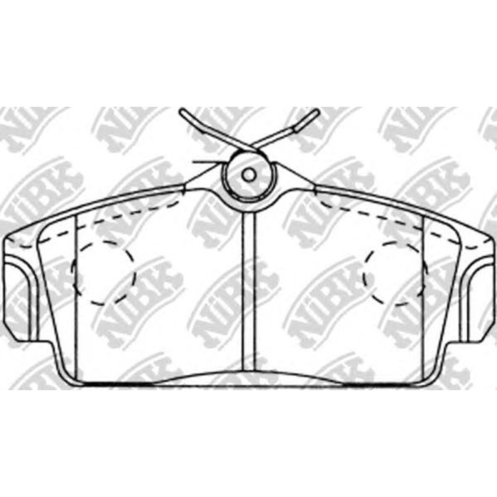 Колодки тормозные дисковые NIBK PN2230