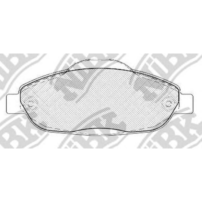 Колодки тормозные дисковые NIBK PN0450