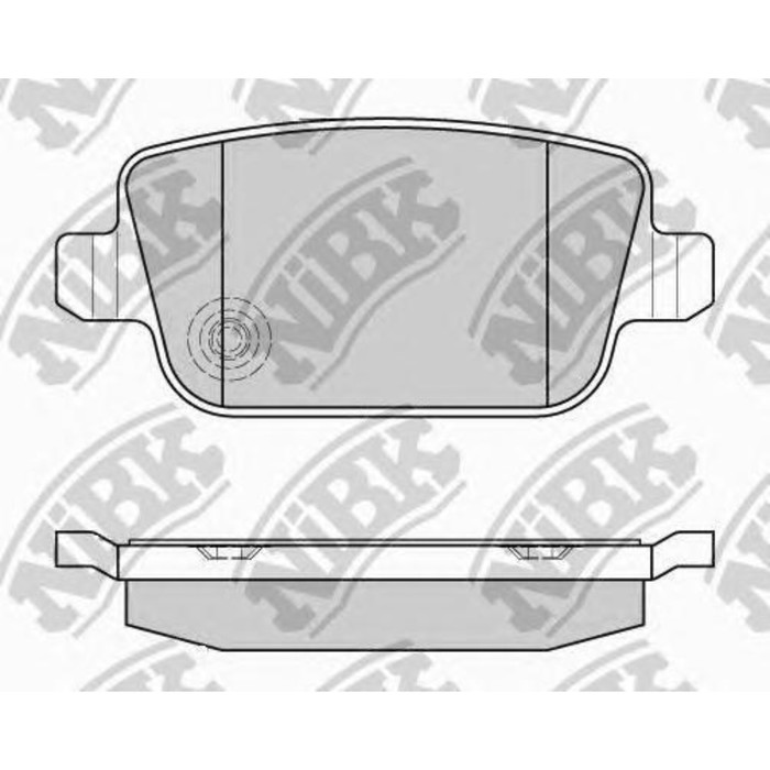 Колодки тормозные дисковые NIBK PN0461