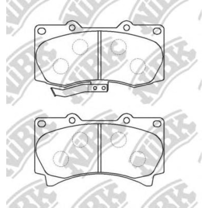 Колодки тормозные дисковые NIBK PN0498