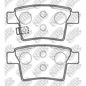 Колодки тормозные дисковые NIBK PN0501 от Сима-ленд