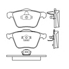 

Колодки тормозные дисковые BREMBO P86018