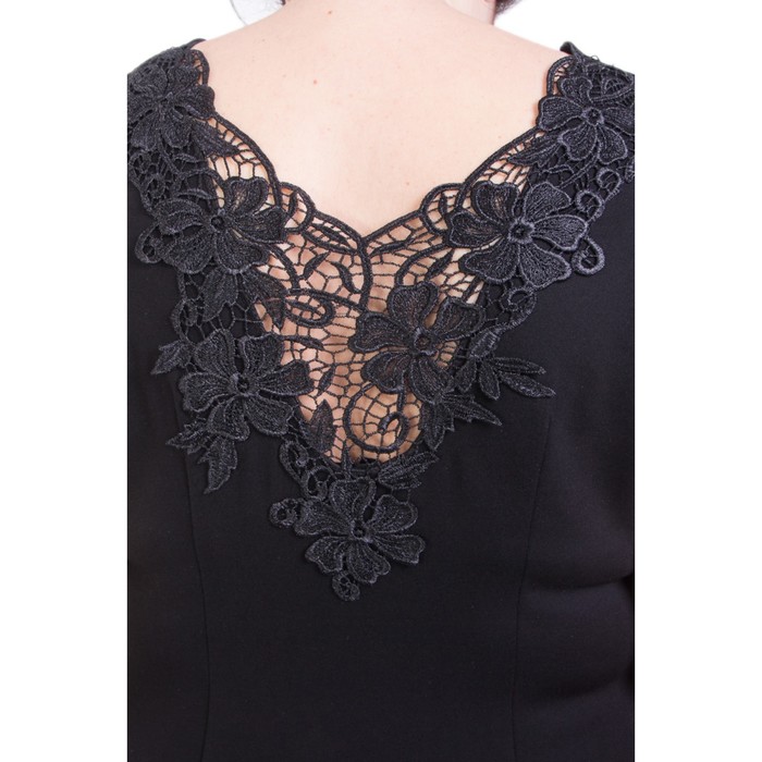 Костюм (платье+жакет) женский, размер 52, цвет чёрный К3-2993/3