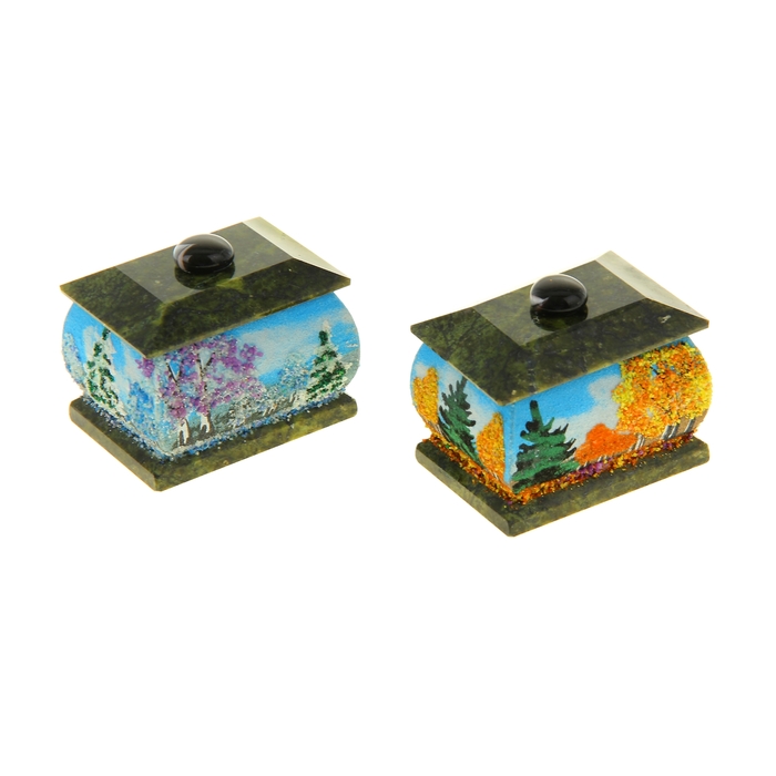 Шкатулка рисованная, серпент