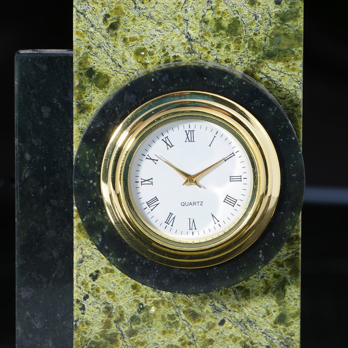 Визитница «Стелла»: подставка для ручки, часы