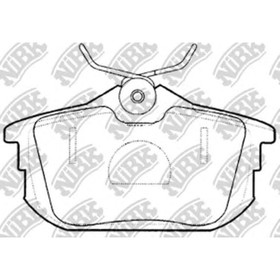 

Колодки тормозные дисковые NIBK PN3593
