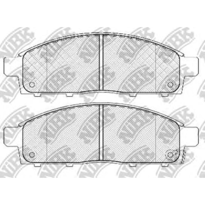 Колодки тормозные дисковые NIBK PN3809