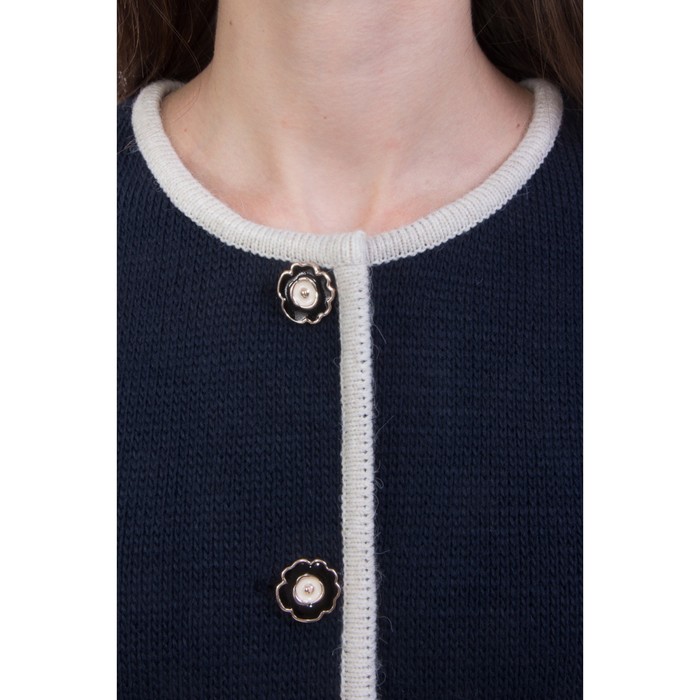 Костюм женский (юбка+жакет), размер 48, цвет синий Кв4-195/2