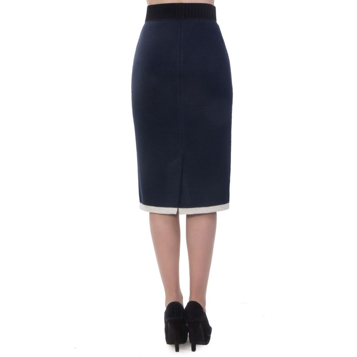 Костюм женский (юбка+жакет), размер 48, цвет синий Кв4-195/2