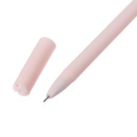 Ручка гелевая-прикол Мишка вращающийся, корпус розовый от Сима-ленд