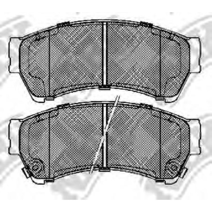 Колодки тормозные дисковые NIBK PN5806