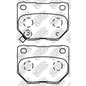 

Колодки тормозные дисковые NIBK PN7800