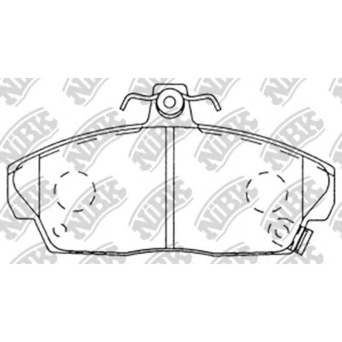Колодки тормозные дисковые NIBK PN8103